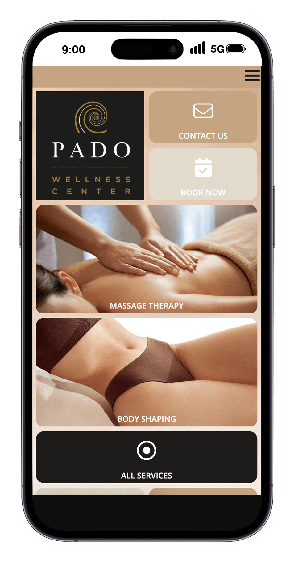 PADO Phone Screen